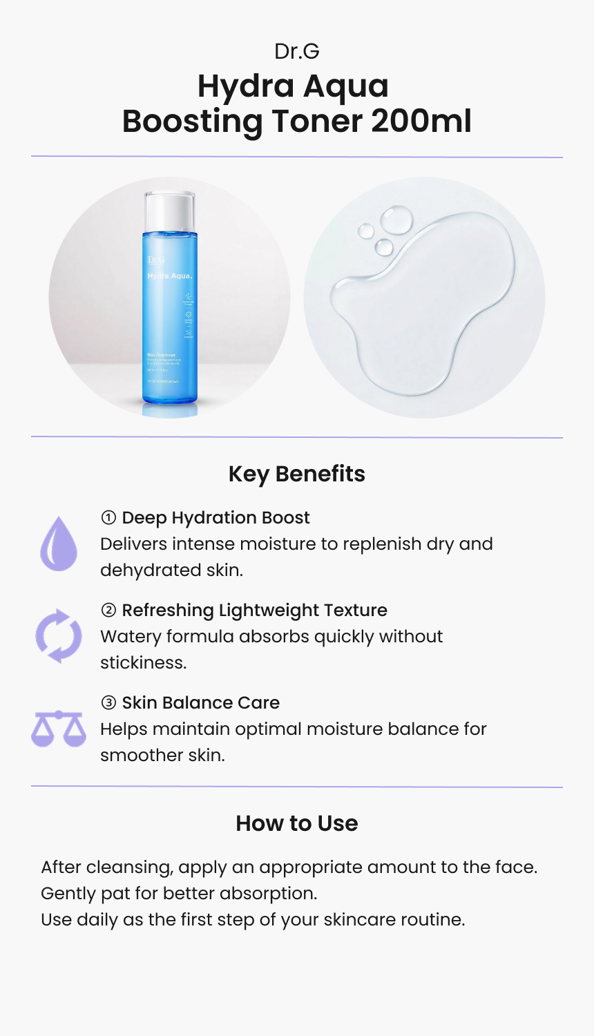 Dr.G Hydra Aqua Boosting Toner 200ml