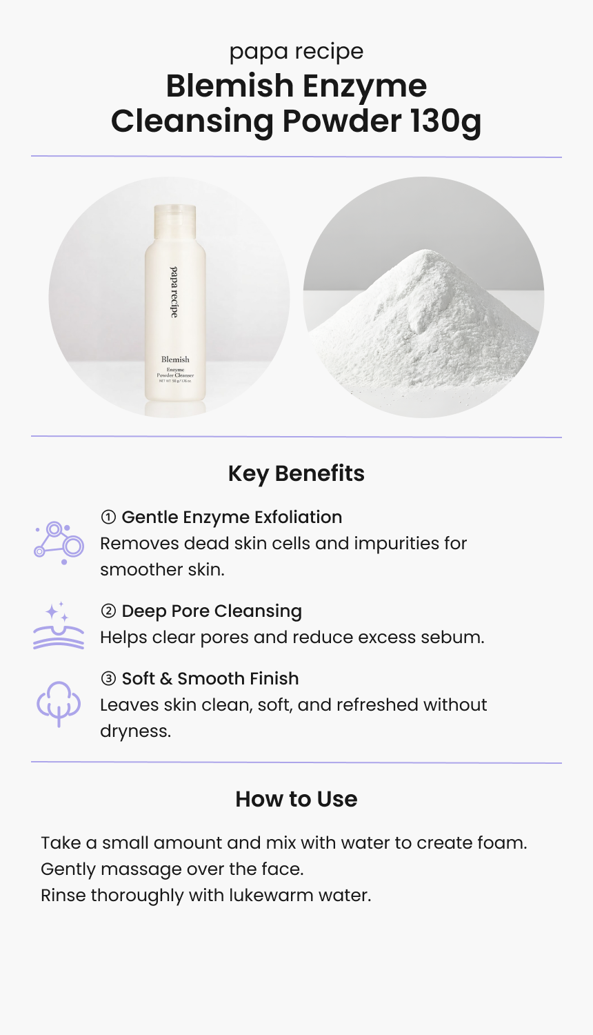 Papa Recipe Blemish Enzyme Cleansing Powder 50g