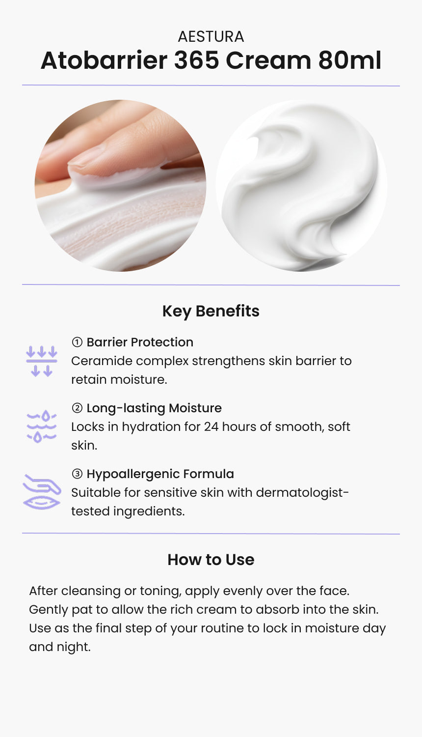 AESTURA Atobarrier 365 Cream 80ml