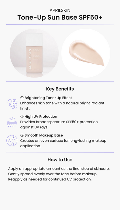 APRILSKIN トーンアップサンベース SPF50+