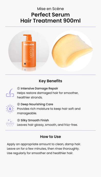 Mise en Scène Perfect Serum Hair Treatment 900ml