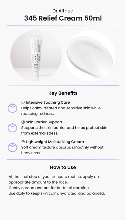 Dr.Althea 345 Relief Cream 50ml