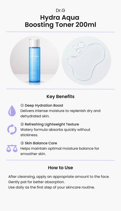 Dr.G Hydra Aqua Boosting Toner 200ml