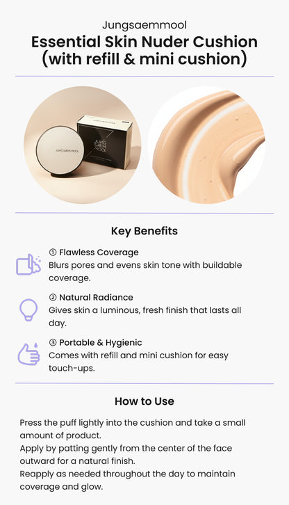 JUNGSAEMMOOL Essential Skin Nuder Cushion