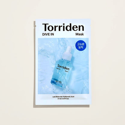 Torriden Dive-In Low Molecule Hyaluronic Mask (10 sheets)